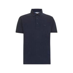 Etro Men Blue Cotton Piquet Polo Shirt